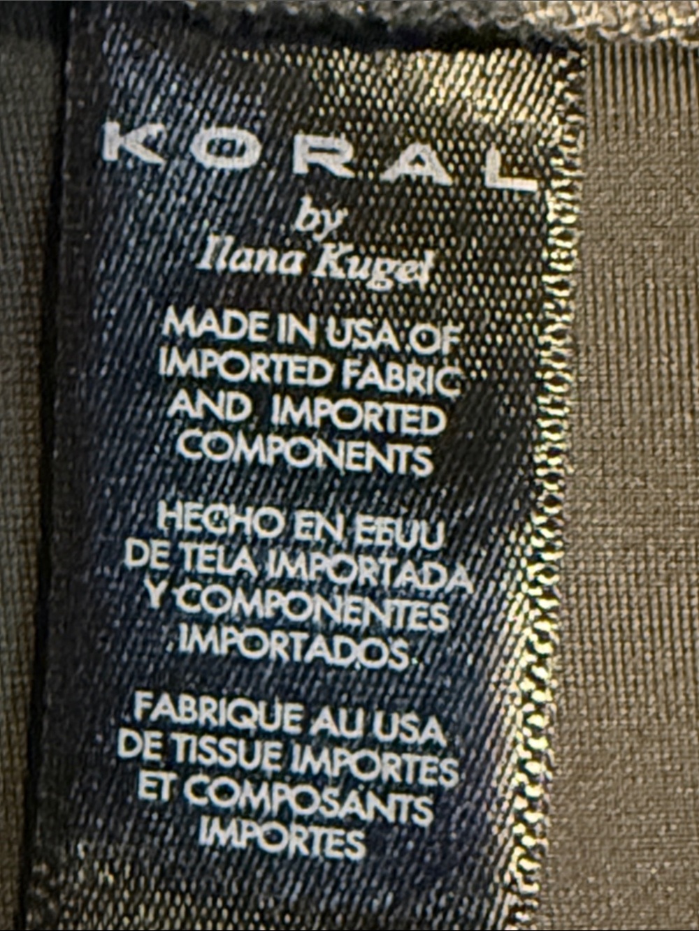 Koral women’s size large shiny dark grey leggings - Picture 2 of 9
